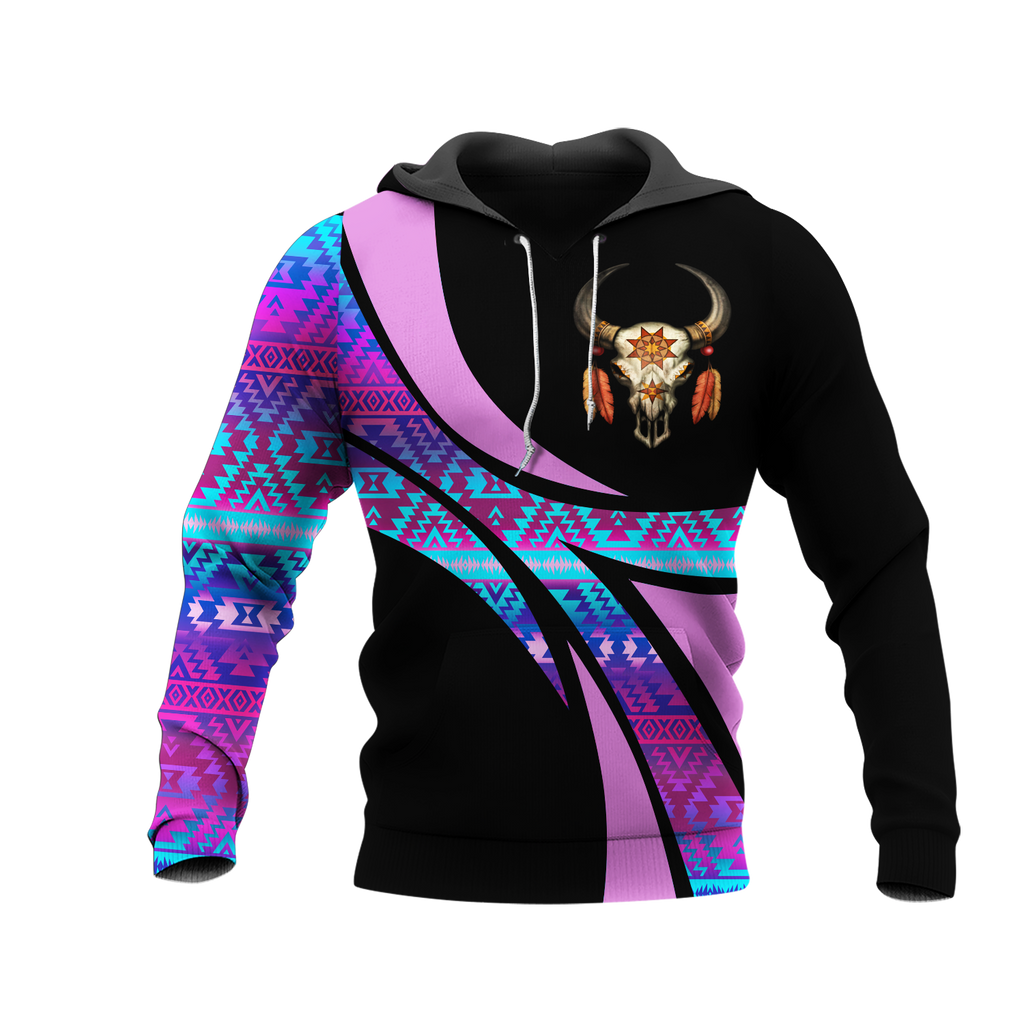 Powwow StoreHD0011851  Pattern Native Pride 3D Hoodie