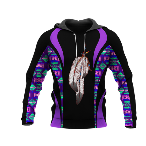 Powwow StoreHD0011551 Pattern Native Pride 3D Hoodie