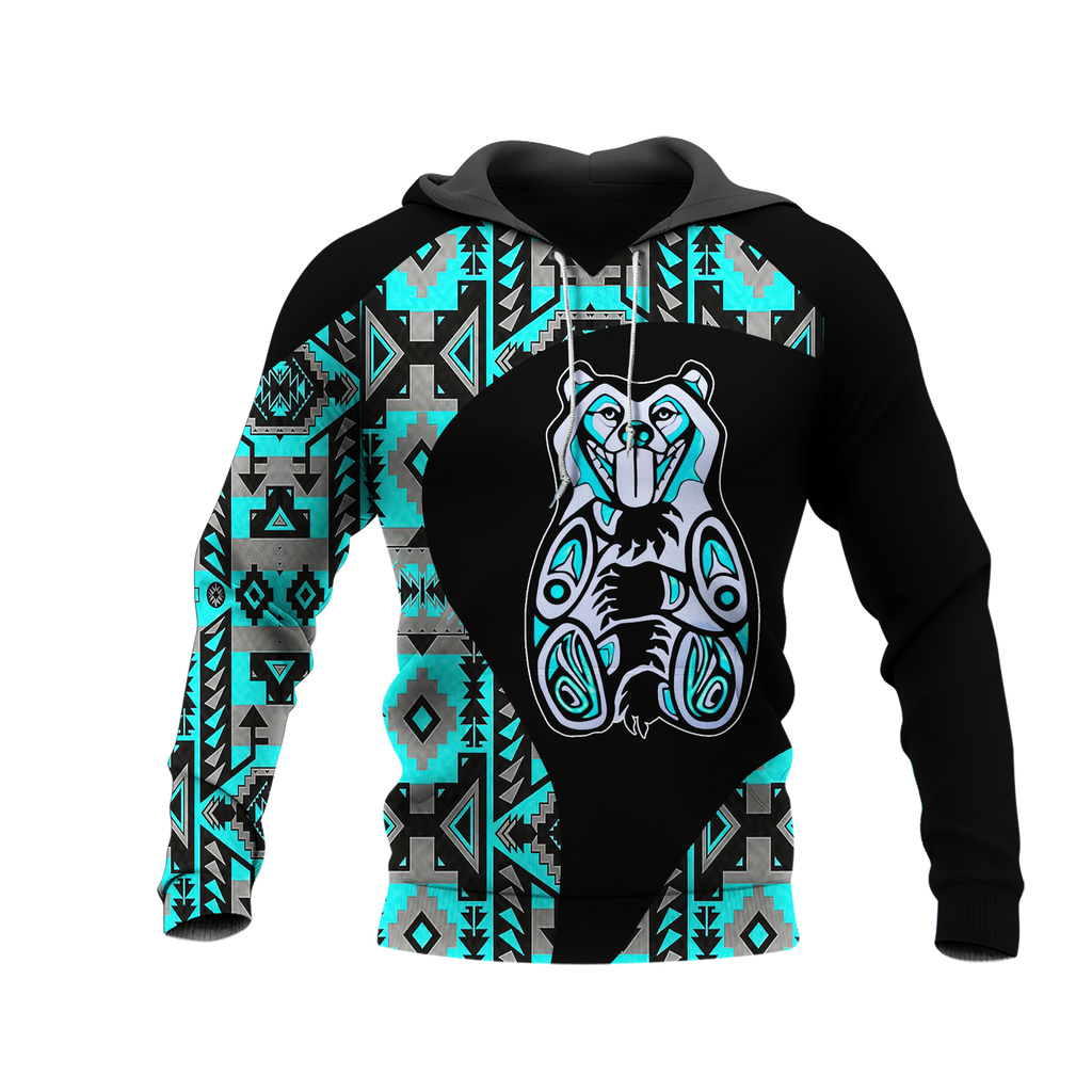 Powwow StoreHD0012483 Pattern Native Pride 3D Hoodie