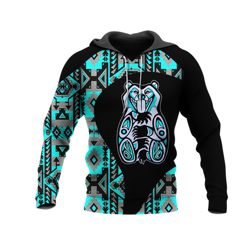 Powwow StoreHD0012483 Pattern Native Pride 3D Hoodie