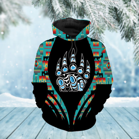 Powwow StoreHD0011657 Pattern Native Pride 3D Hoodie