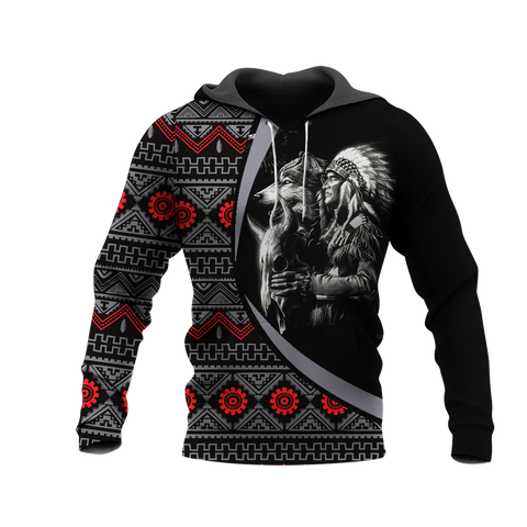 Powwow StoreHD0011604 Pattern Native Pride 3D Hoodie