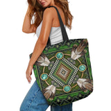 Powwow StoreGBNAT00023 Pattern Tribe Canvas Shopping Bag