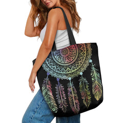 GB-NAT00151 Pattern Tribe Canvas Shopping Bag