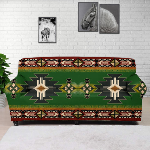 Powwow StoreGBNAT0001 Native Tribal Pattern Native Sofa Cover