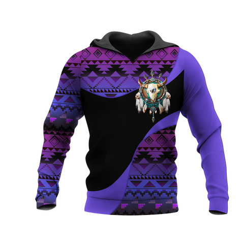 Powwow StoreHD0012007 Pattern Native Pride 3D Hoodie