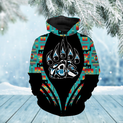 Powwow StoreHD0011658 Pattern Native Pride 3D Hoodie