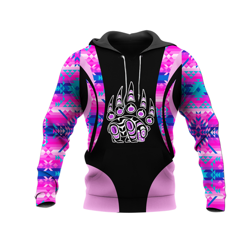 Powwow StoreHD001131 Pattern Native Pride 3D Hoodie