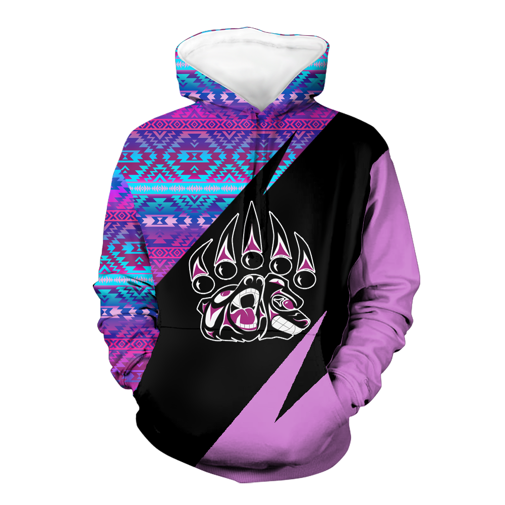 Powwow StoreHD0012151 Pattern Native Pride 3D Hoodie