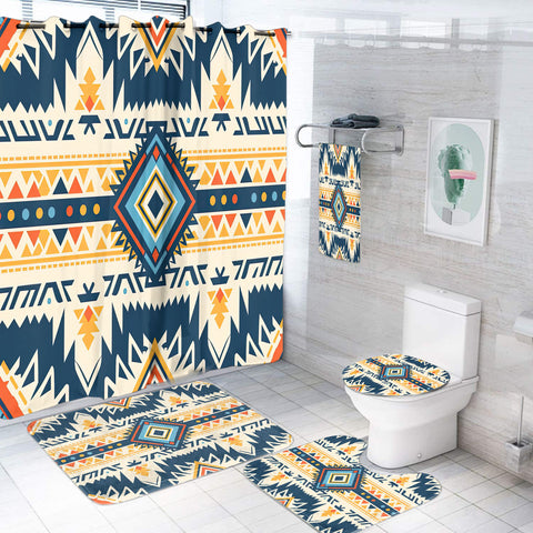 BS-000280 Pattern Native American Bathroom Set