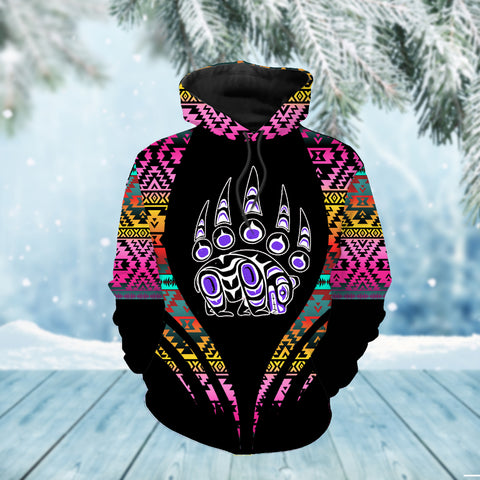 Powwow StoreHD0011659 Pattern Native Pride 3D Hoodie