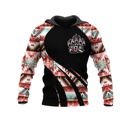 Powwow StoreHD0011709 Pattern Native Pride 3D Hoodie