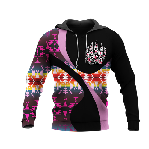 Powwow StoreHD0011489 Pattern Native Pride 3D Hoodie