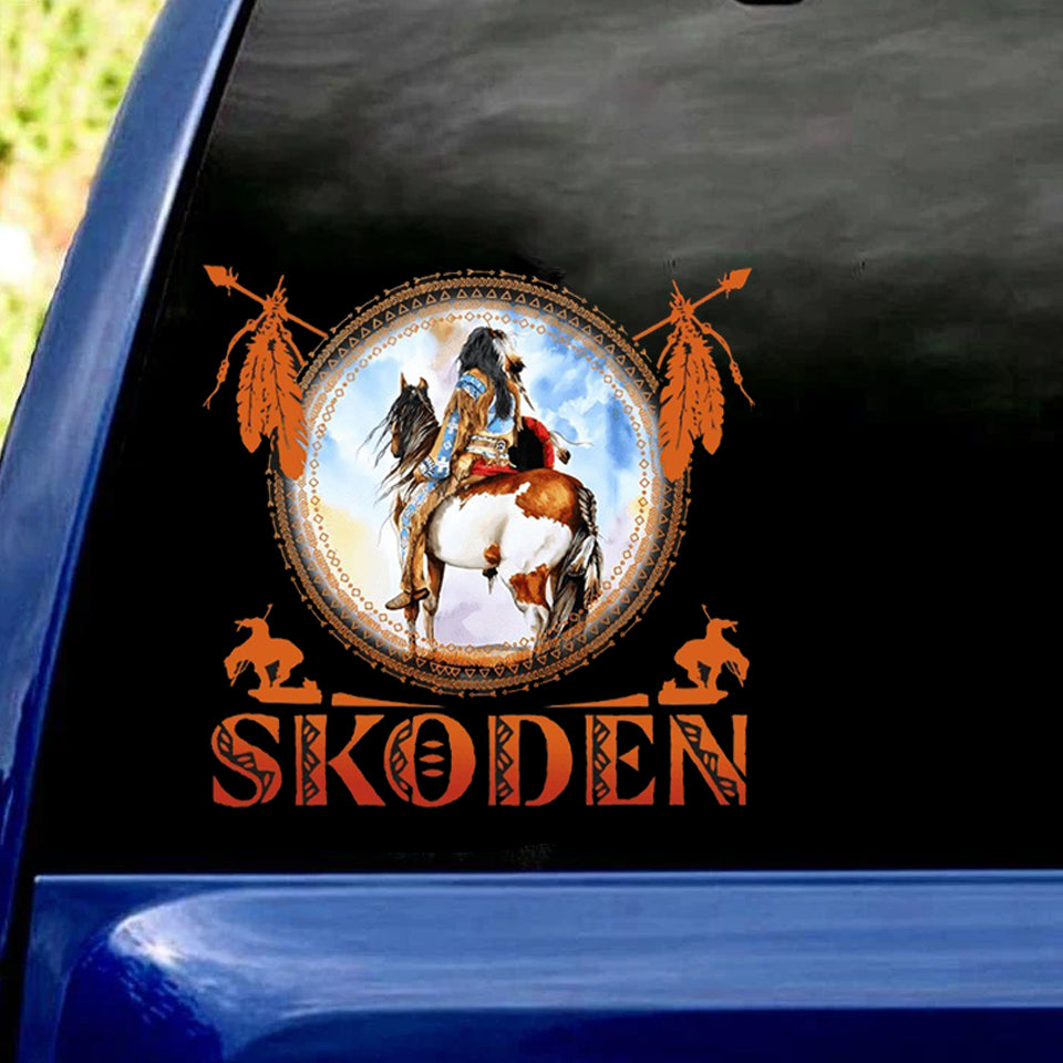 DC0006 Sticker Native American Design Decal Car Sticker – Powwow Store