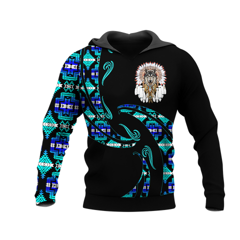 Powwow StoreHD0012371 Pattern Native Pride 3D Hoodie