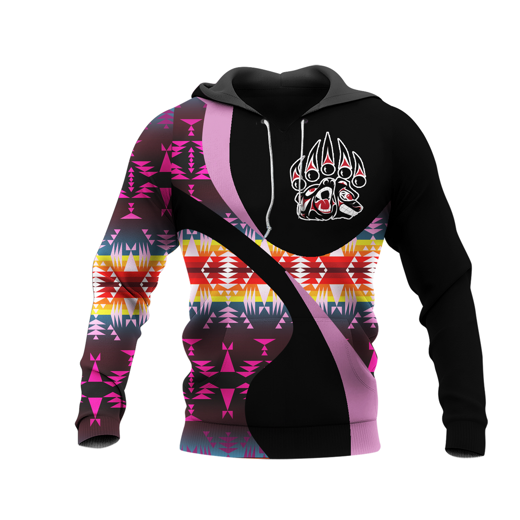 Powwow StoreHD0011490 Pattern Native Pride 3D Hoodie