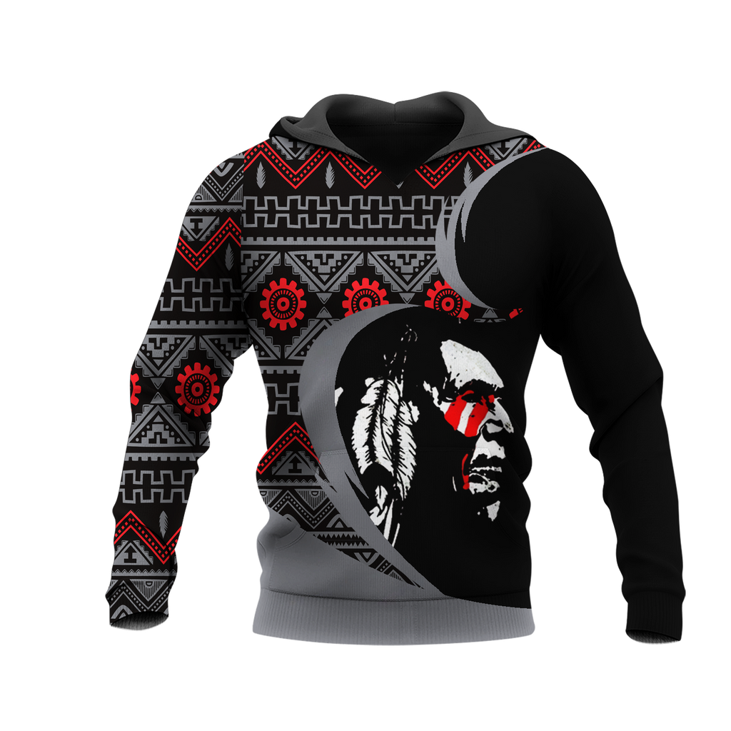 Powwow StoreHD0011220 Pattern Native Pride 3D Hoodie