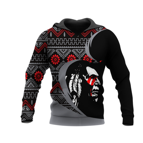 Powwow StoreHD0011220 Pattern Native Pride 3D Hoodie