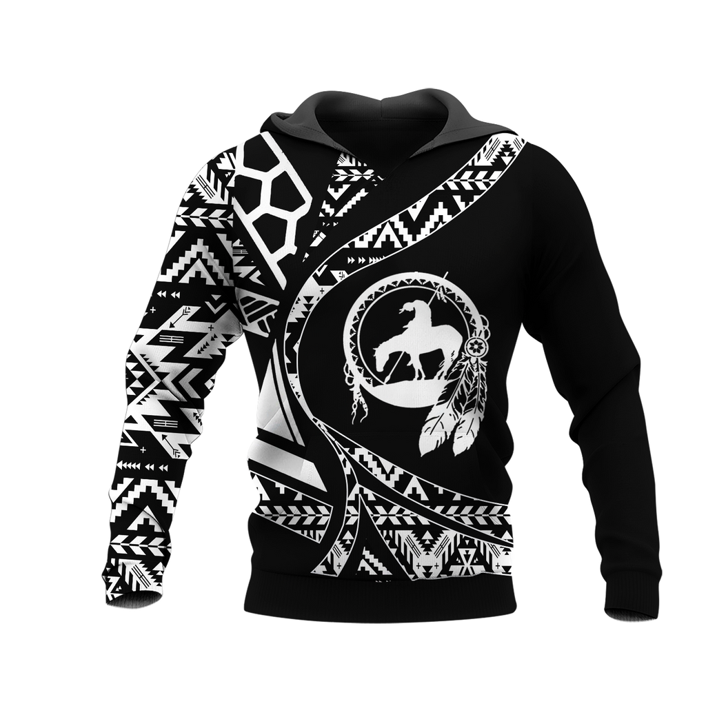 Powwow StoreHD0012402 Pattern Native Pride 3D Hoodie