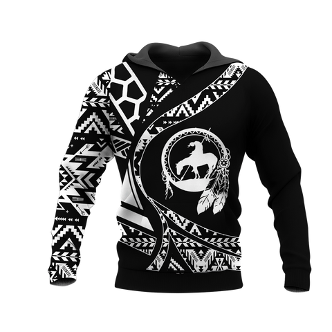 Powwow StoreHD0012402 Pattern Native Pride 3D Hoodie