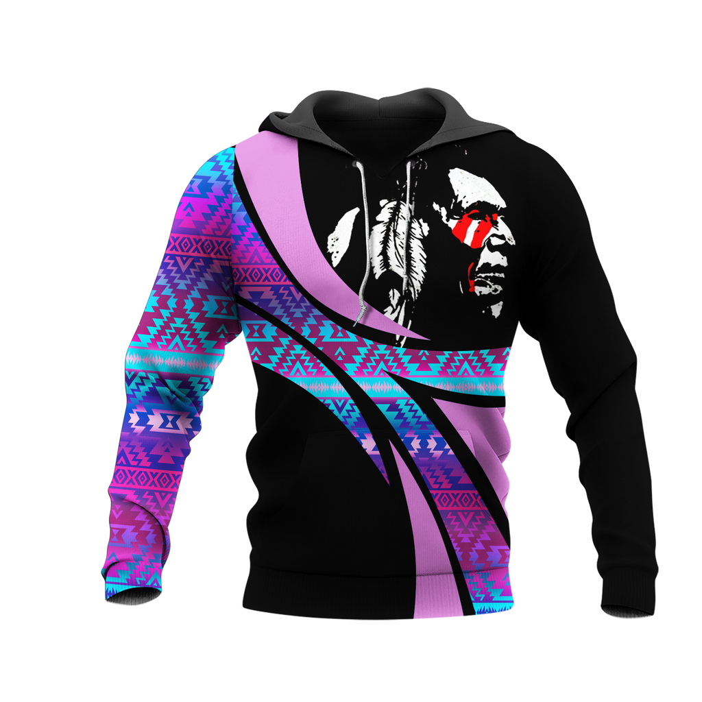 Powwow StoreHD0011854  Pattern Native Pride 3D Hoodie