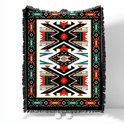 GB-NAT00049 Pattern Native Woven Blanket
