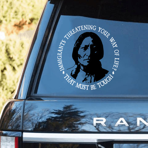 Powwow StoreDC0013 Sticker Native American Design Decal Car Sticker