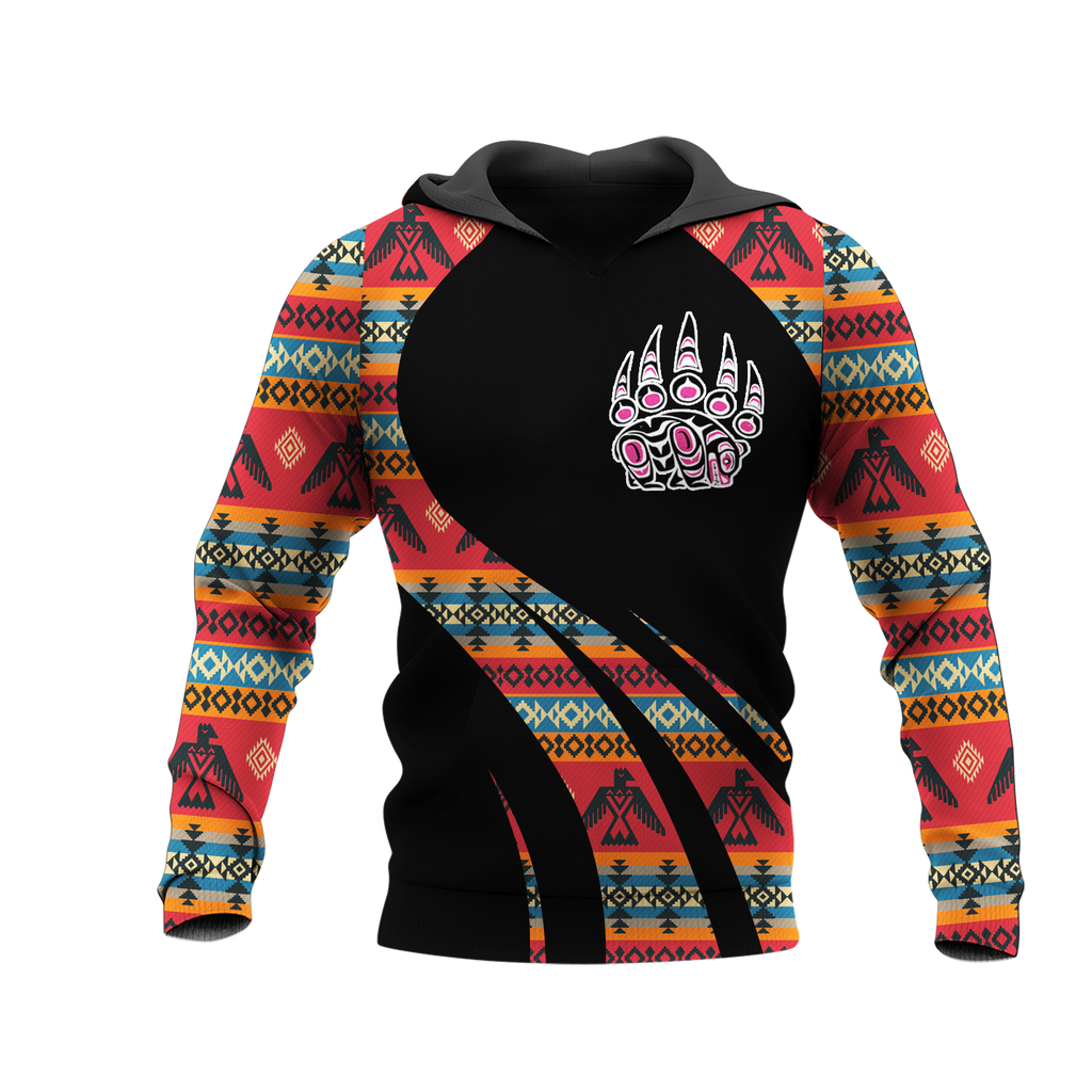 Powwow StoreHD0011710 Pattern Native Pride 3D Hoodie