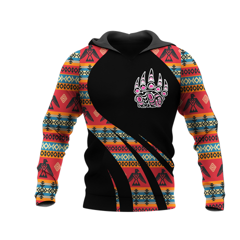 Powwow StoreHD0011710 Pattern Native Pride 3D Hoodie