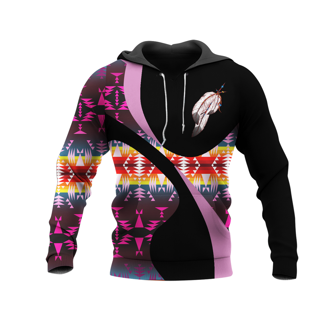 Powwow StoreHD0011491 Pattern Native Pride 3D Hoodie