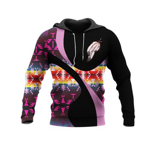 Powwow StoreHD0011491 Pattern Native Pride 3D Hoodie