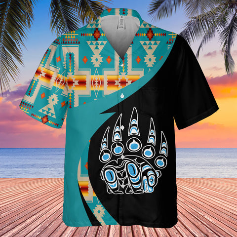 GB-HW000982Tribe Design Native American Hawaiian Shirt 3D