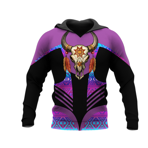 Powwow StoreHD001187 Pattern Native Pride 3D Hoodie