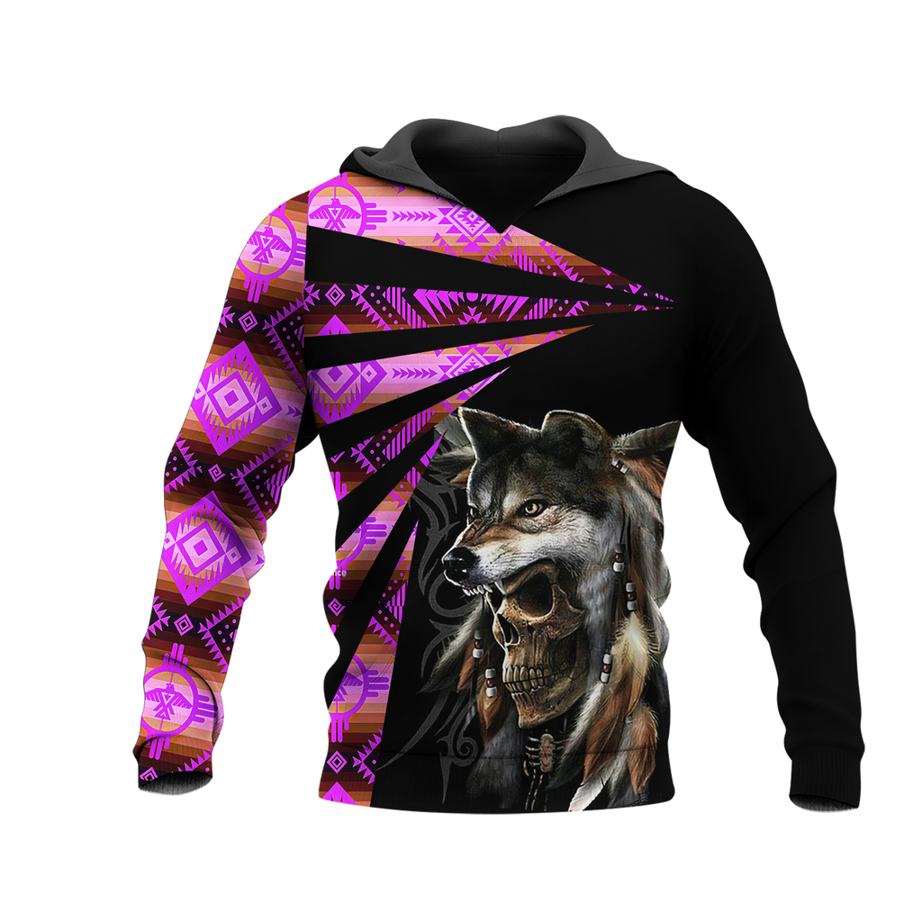 Powwow StoreHD0011907 Pattern Native Pride 3D Hoodie