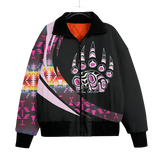 KFLO001 Pattern Native American Unisex Knitted Fleece Lapel Outwear