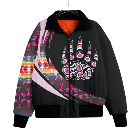 KFLO001 Pattern Native American Unisex Knitted Fleece Lapel Outwear