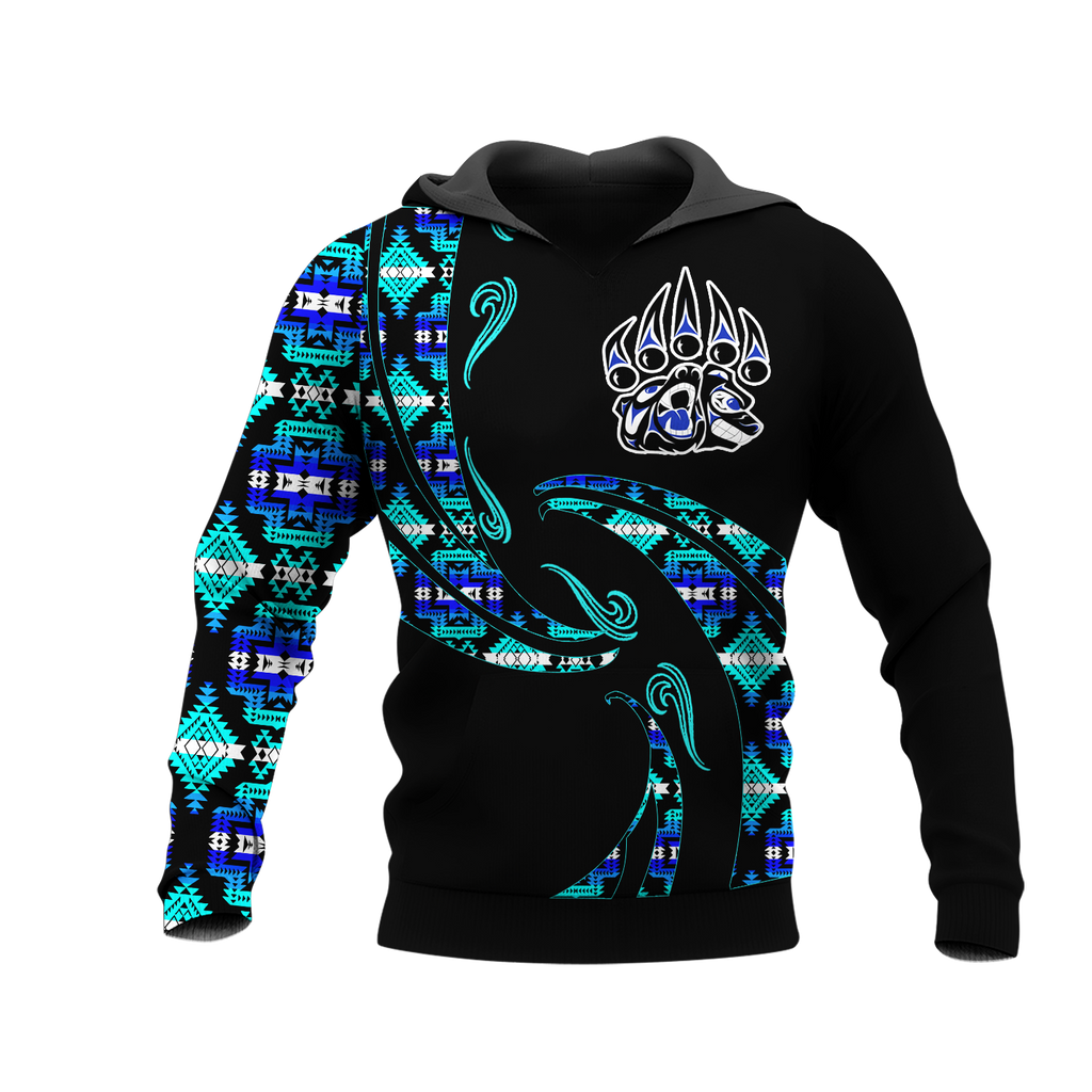 Powwow StoreHD0012373 Pattern Native Pride 3D Hoodie