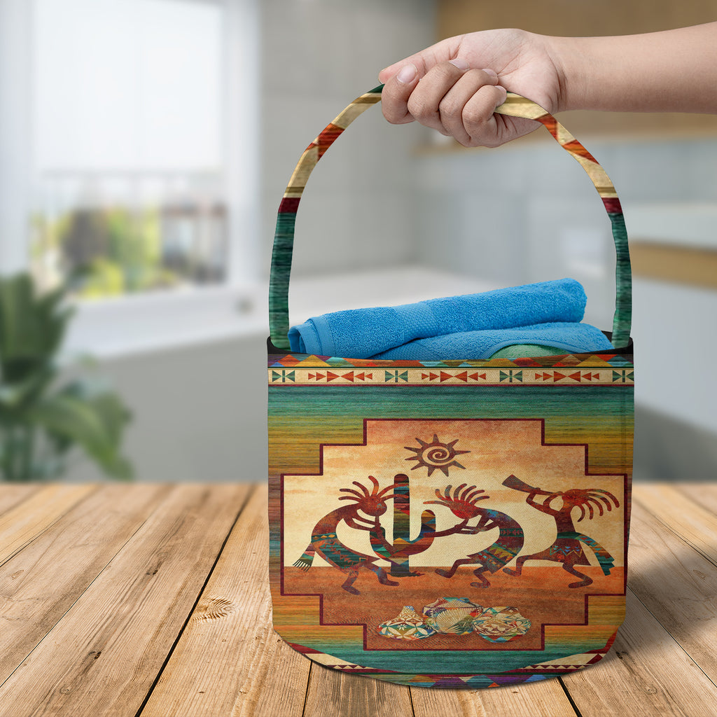 Powwow StoreGBNAT00054 Pattern Native Fabric Basket