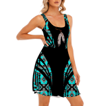 Powwow StoreTVD0005 Pattern Native Women's Tank Vest Dress