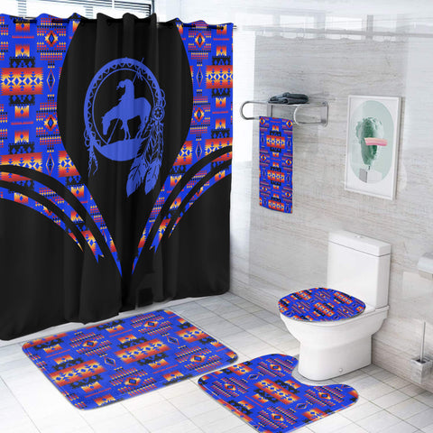 BS-000307 Pattern Native American Bathroom Set