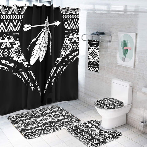 BS-000309 Pattern Native American Bathroom Set