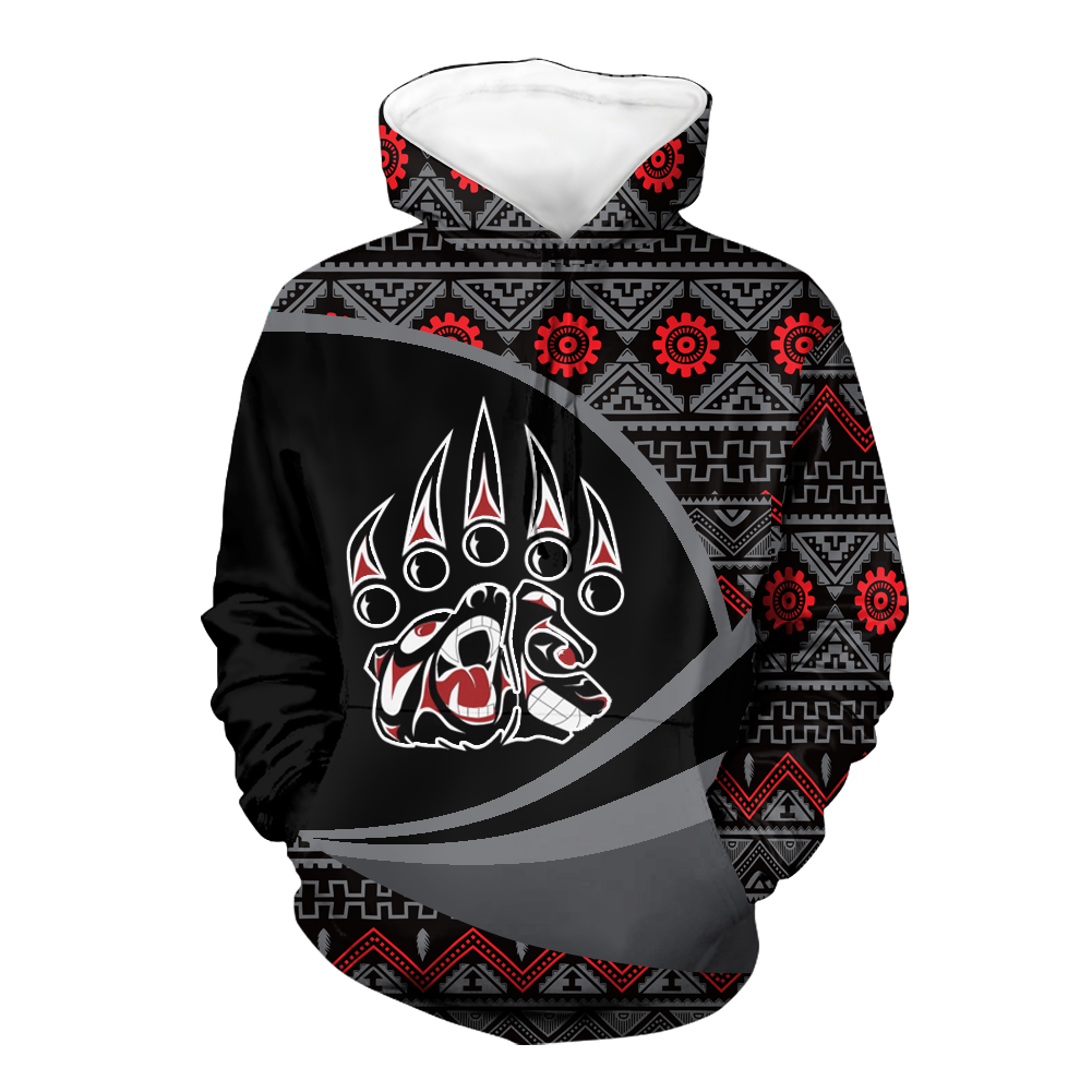 Powwow StoreHD0011494 Pattern Native Pride 3D Hoodie