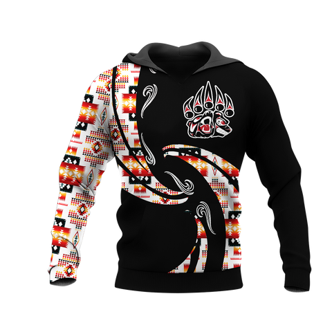 Powwow StoreHD0012374 Pattern Native Pride 3D Hoodie