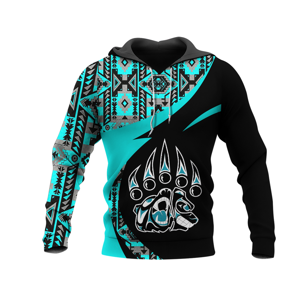 Powwow StoreHD0011292 Pattern Native Pride 3D Hoodie