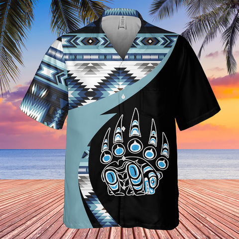 GB-HW000984 Tribe Design Native American Hawaiian Shirt 3D