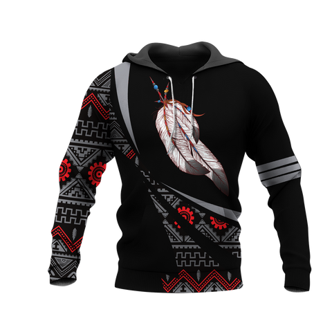 Powwow StoreHD0012065 Pattern Native Pride 3D Hoodie