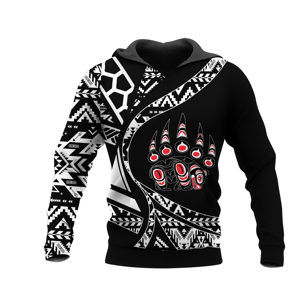 Powwow StoreHD0012404 Pattern Native Pride 3D Hoodie