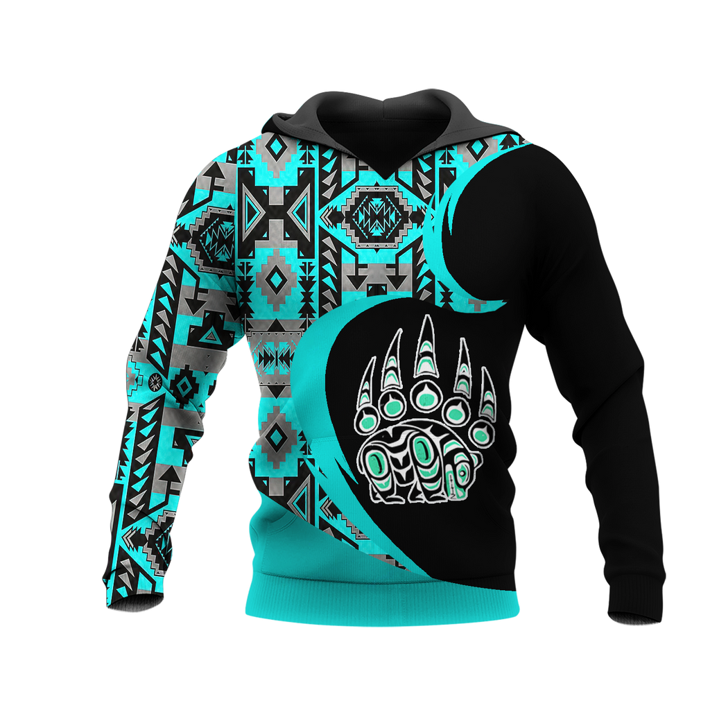 Powwow StoreHD0011223 Pattern Native Pride 3D Hoodie