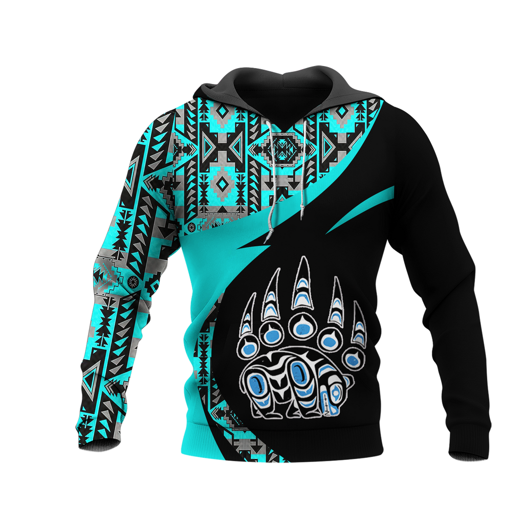 Powwow StoreHD0011293 Pattern Native Pride 3D Hoodie