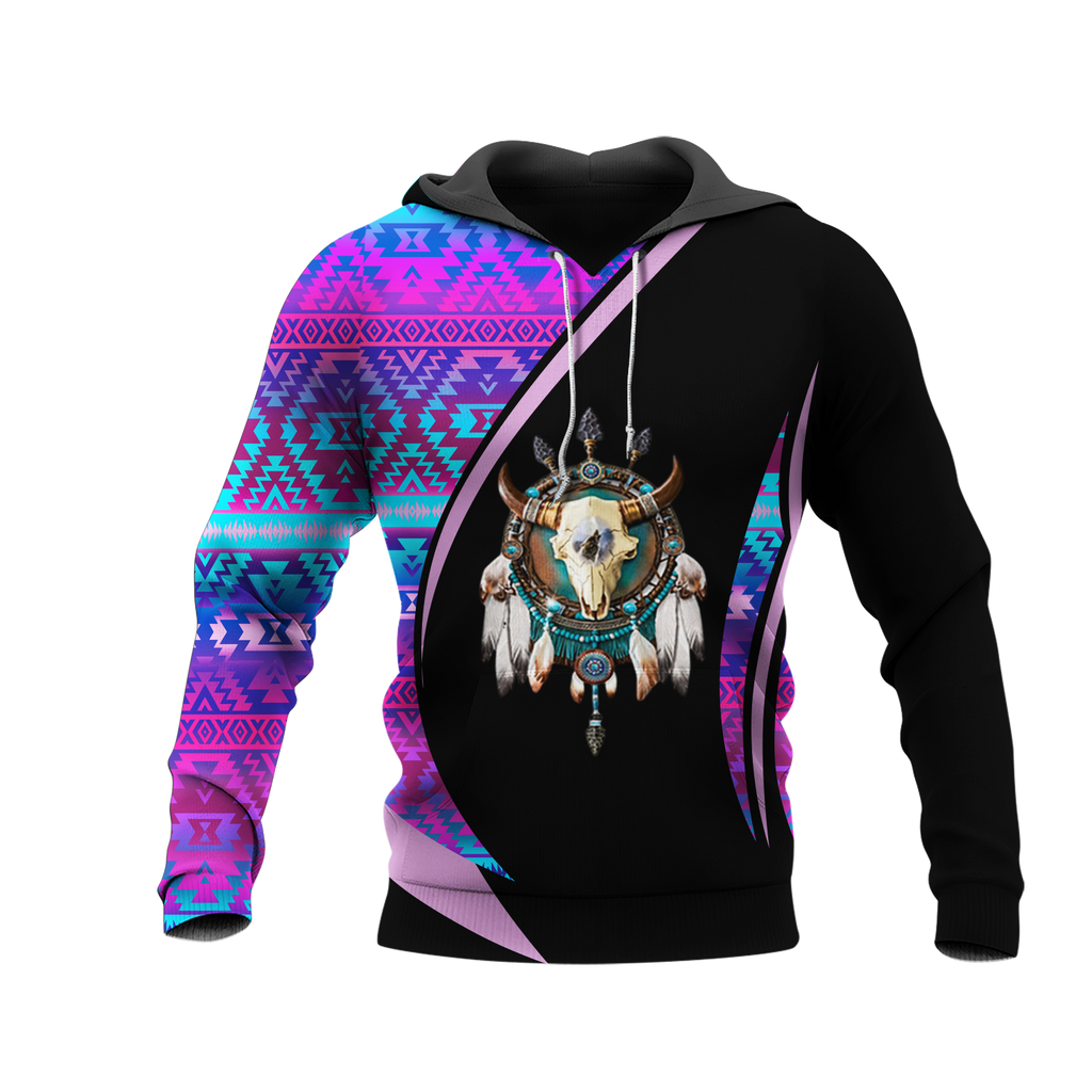 Powwow StoreHD0011858  Pattern Native Pride 3D Hoodie